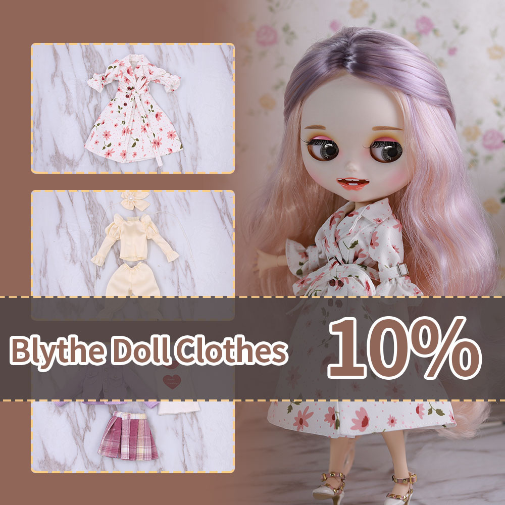 Philodendron Pink Princess - DBS Blythe clothes just fit for