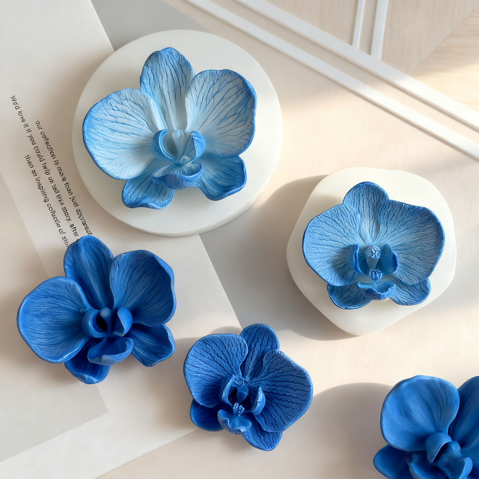 Orchid Phalaenopsis - Phalaenopsis Orchid Flower Silicone Mold 3D