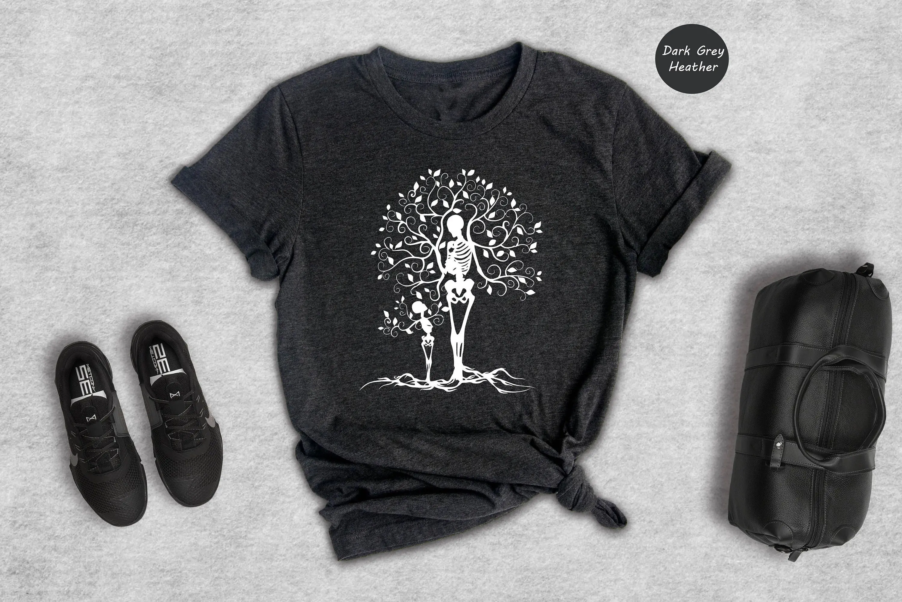 Skeleton Parent Tree T Shirt P - Plant Parent Shirt 评论和价格