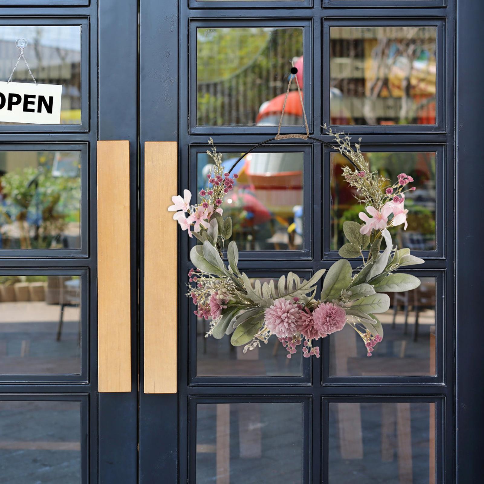 Artificial Orchid Wreath Door  - Orchid Phalaenopsis 评论和价格