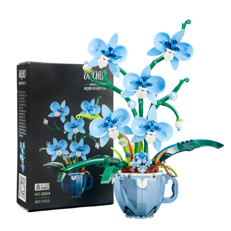 567PCS Blue Orchid Building Bl - Plant Parent Day 评论和价格