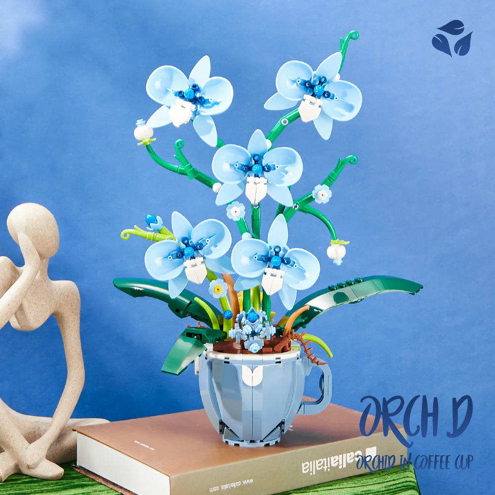 567PCS Blue Orchid Building Bl - Plant Parent Day 评论和价格