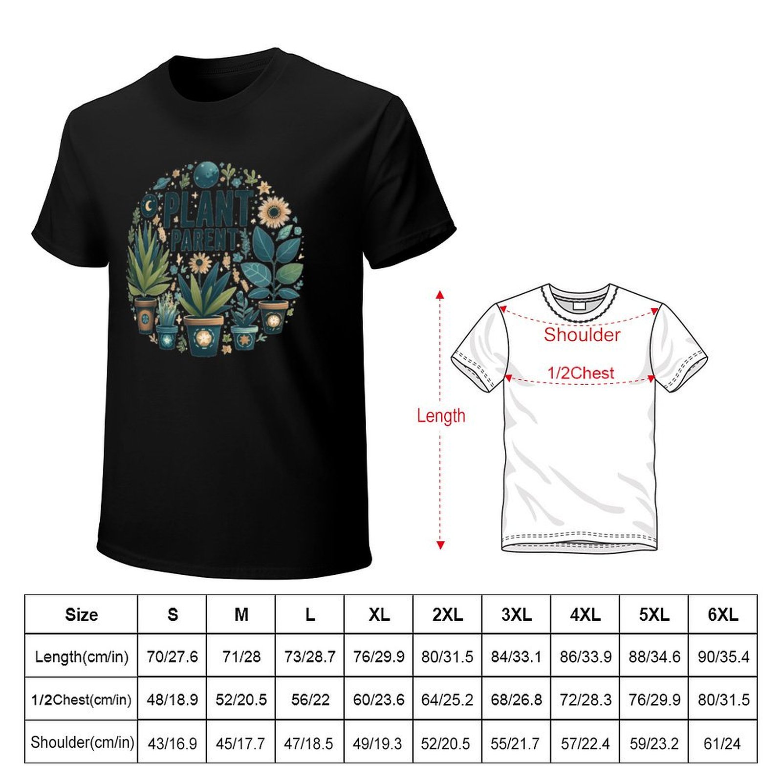 Plant parent T-Shirt Large Siz - Plant Parent Shirt 评论和价格