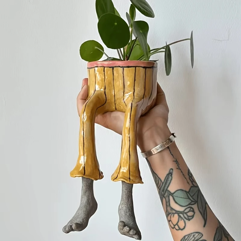 Whimsical Resin Leggy Planter  - Plant Parental 评论和价格
