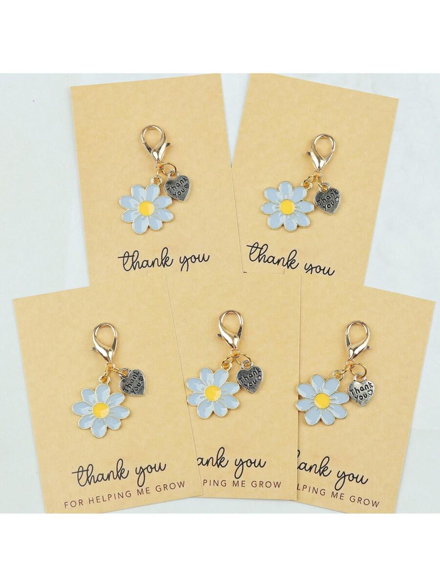 Enamel Daisy Keychains With Th - Plant Parental 评论和价格