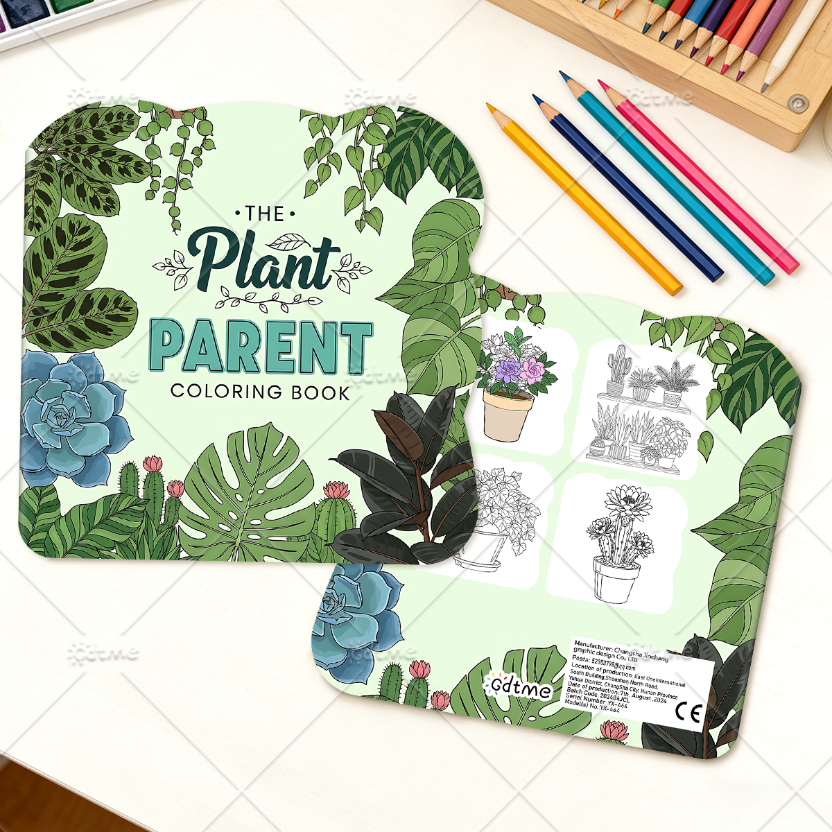 THE Plant PARENTE Coloring Boo - Plant Parental 评论和价格